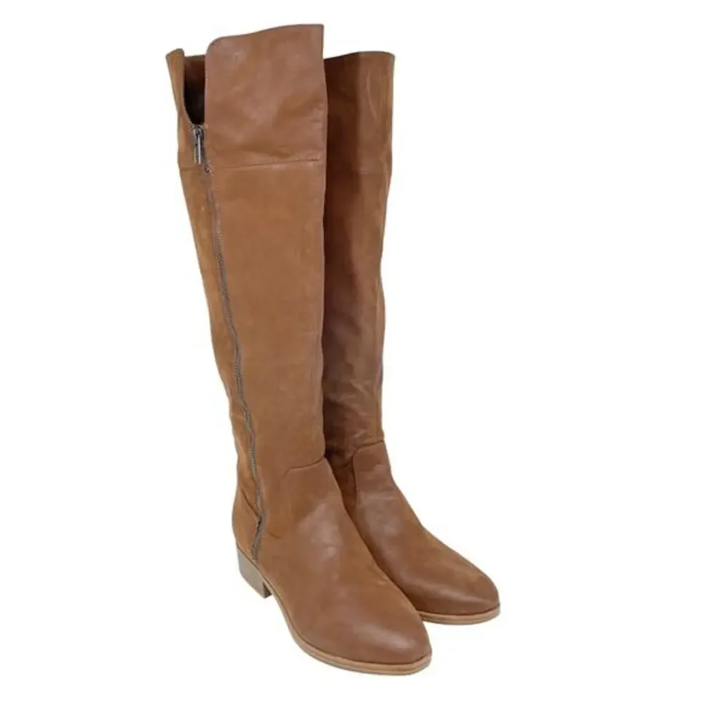 Mia Women's Carsyn Knee High Tall Western Coastal Cowgirl Boots Brown‎ Size 8M